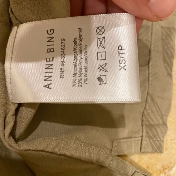Anine Bing Logo Shirt Sz XS - Picture 4 of 4